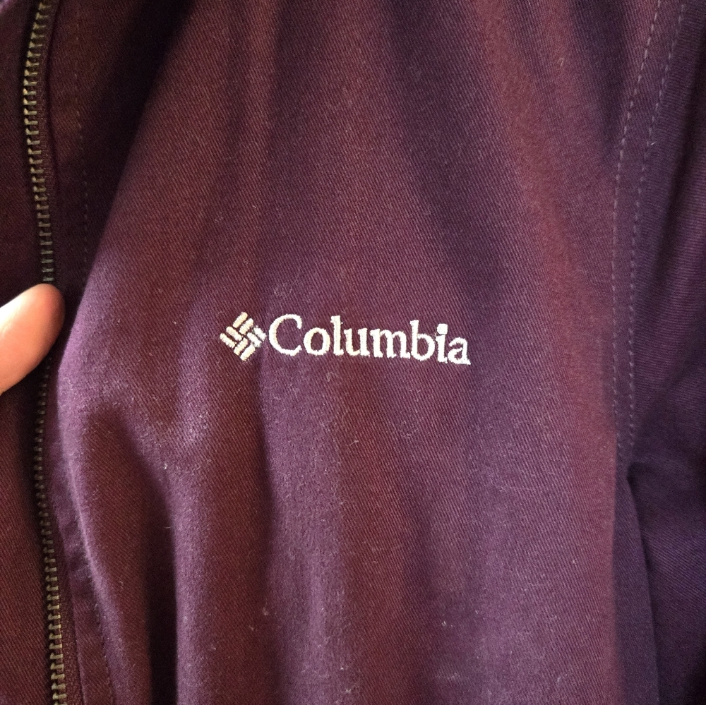 Columbia Hooded Utility Jacket with Plaid Lining Women’s Small - Picture 3 of 6